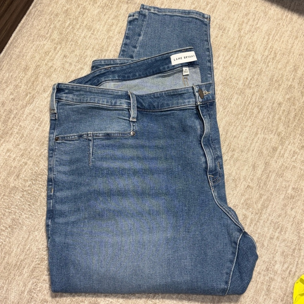Lane Bryant Medium Blue Skinny Jeans
